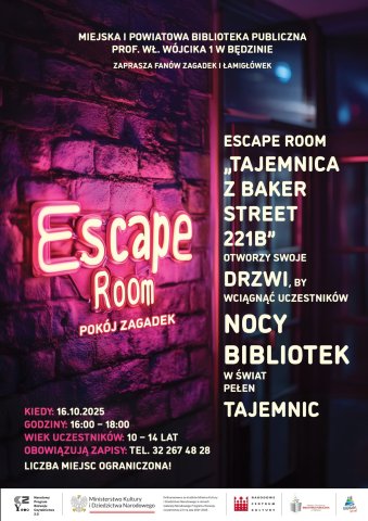 ESCAPE ROOM w bibliotece