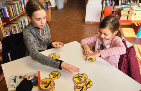 Twórcze ferie w Filii nr 5 Grodziec